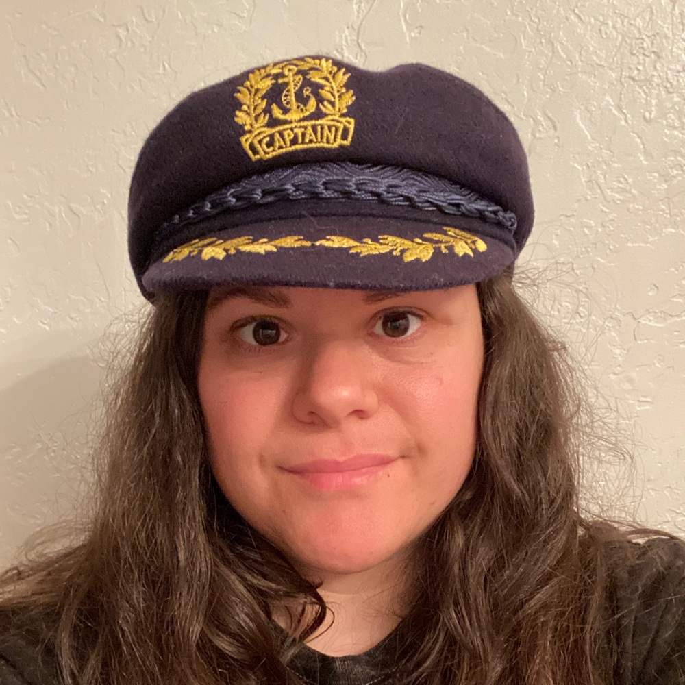 Greek Navy Captain Hat with Gold Embroidery